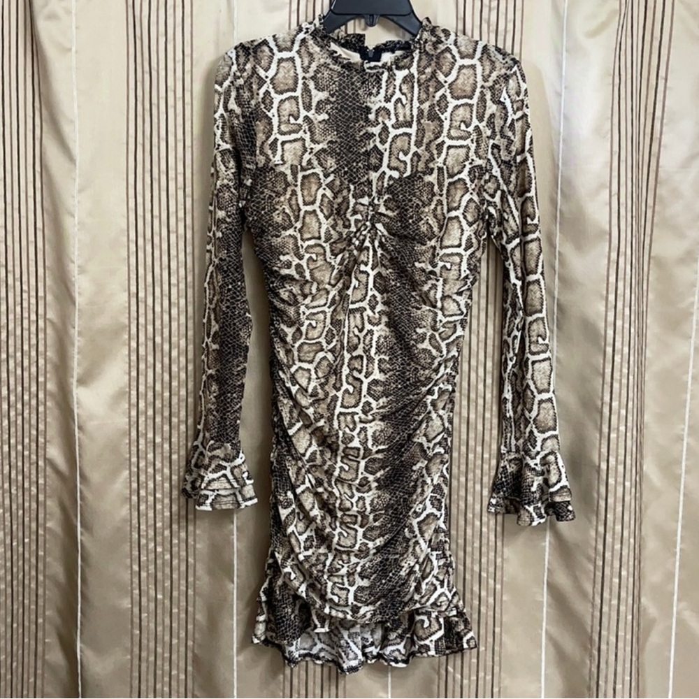 NWT Ruched Mini Dress - Picture 2 of 10